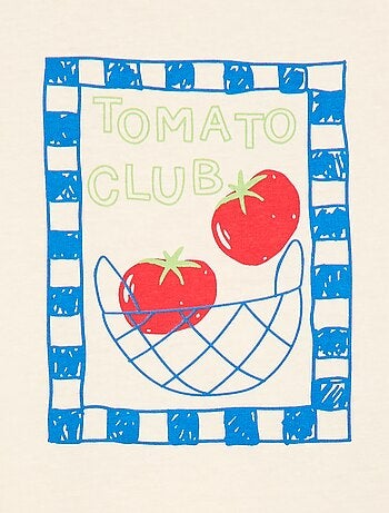 Camiseta de manga corta estampada