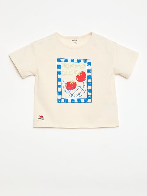 Camiseta de manga corta estampada - Kiabi