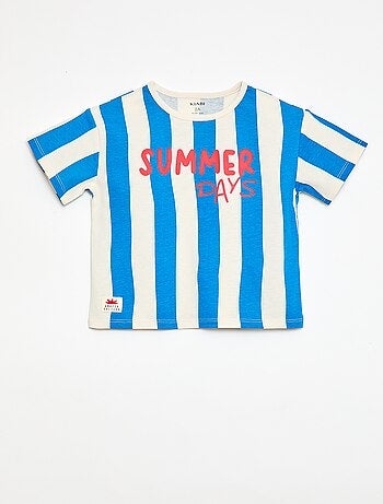 Camiseta de manga corta estampada