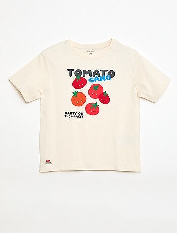 Camiseta de manga corta estampada