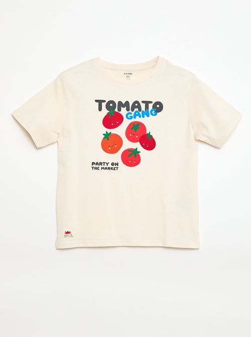 Camiseta de manga corta estampada - Kiabi