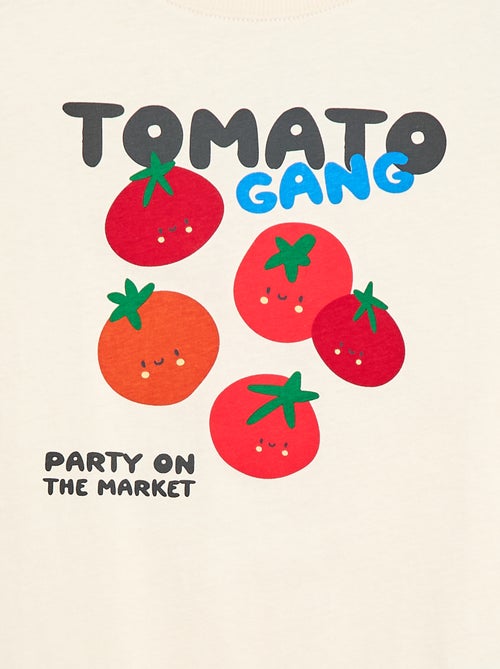 Camiseta de manga corta estampada - Kiabi