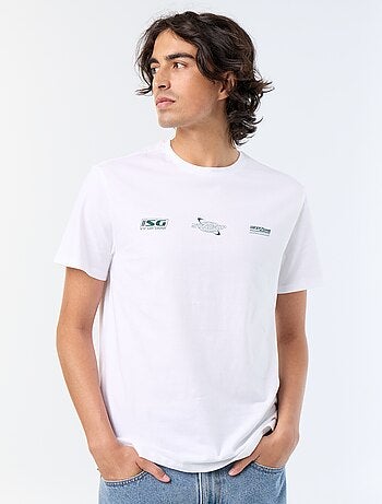 Camiseta de manga corta estampada