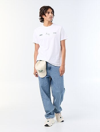 Camiseta de manga corta estampada