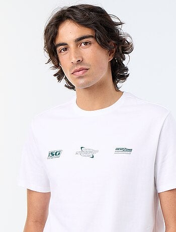 Camiseta de manga corta estampada