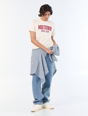 Camiseta de manga corta estampada
