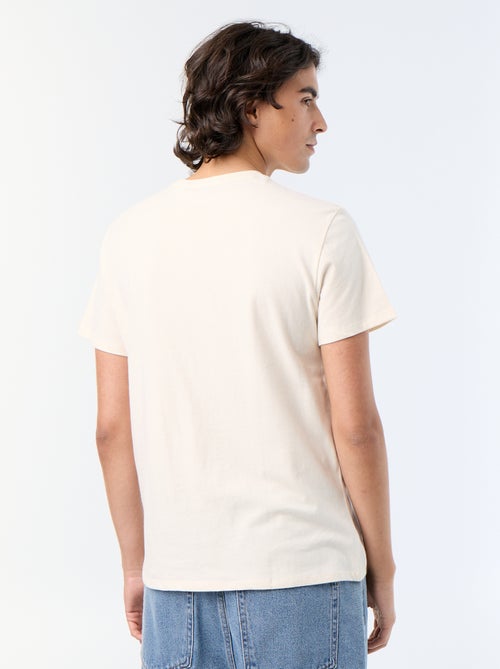 Camiseta de manga corta estampada - Kiabi