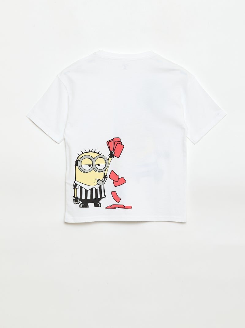 Camiseta de manga corta estampada de 'Minions' Blanco - Kiabi