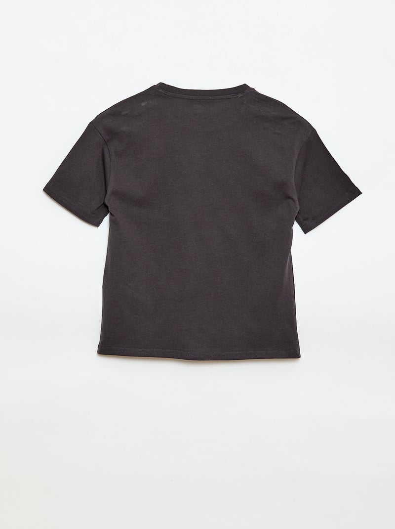 Camiseta de manga corta estampada de 'Minions' Negro - Kiabi