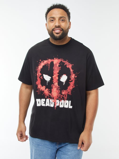 Camiseta de manga corta estampada 'Deadpool' - Kiabi