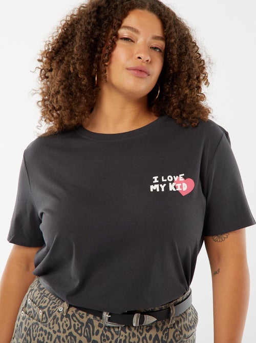 Camiseta de manga corta estampada 'Día de la Madre' - Kiabi