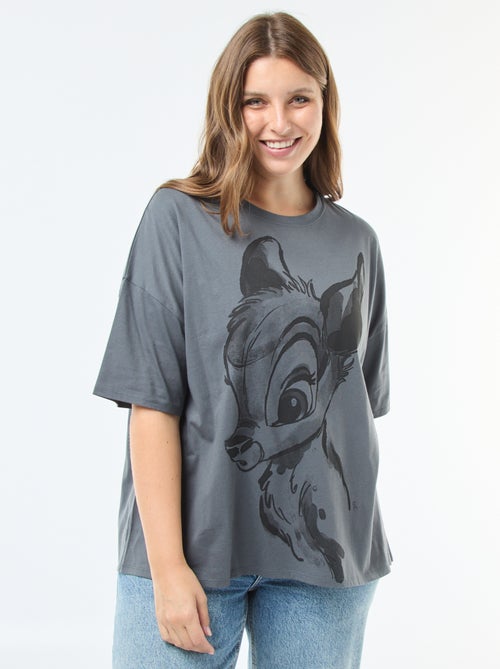 Camiseta de manga corta estampada 'Disney' 'Bambi' - Kiabi