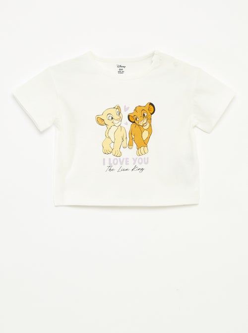 Camiseta de manga corta estampada 'Disney' - Kiabi