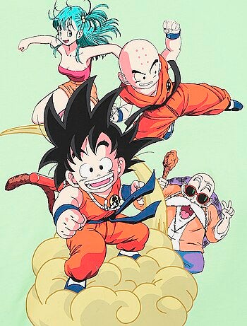 Camiseta de manga corta estampada 'Dragon Ball Z'