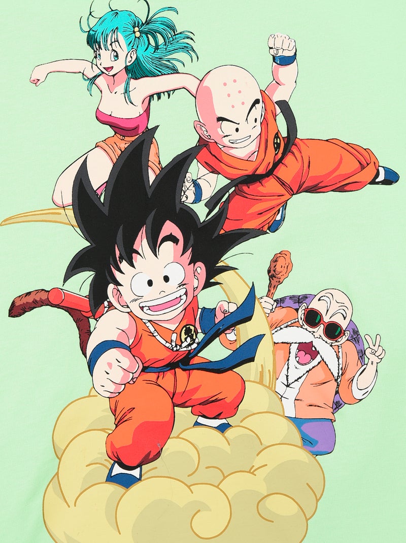 Camiseta de manga corta estampada 'Dragon Ball Z' Verde - Kiabi