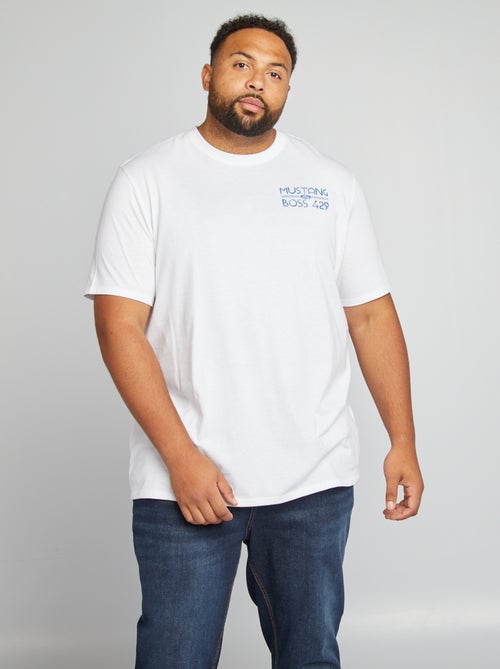 Camiseta de manga corta estampada 'Ford Mustang' - Kiabi