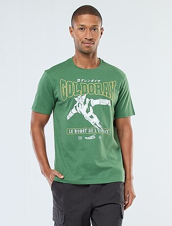 Camiseta de manga corta estampada 'Goldorak'