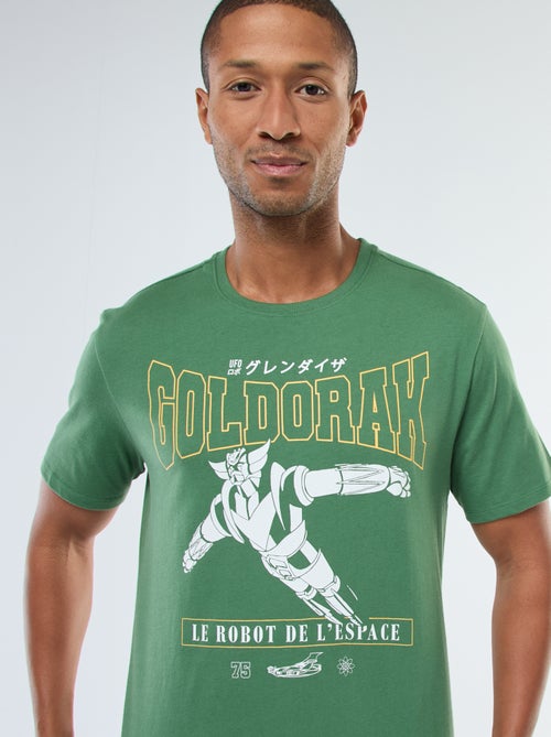 Camiseta de manga corta estampada 'Goldorak' - Kiabi
