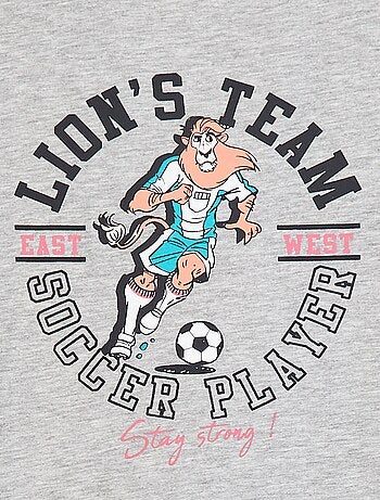 Camiseta de manga corta estampada
