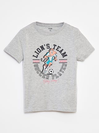 Camiseta de manga corta estampada