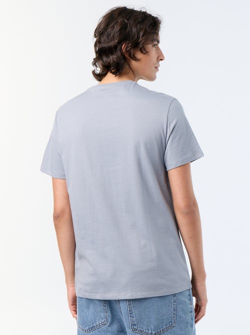 Camiseta de manga corta estampada - Kiabi