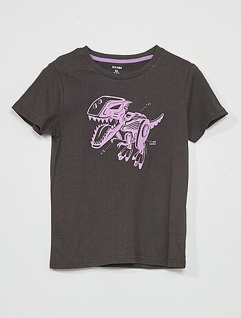 Camiseta de manga corta estampada - Kiabi
