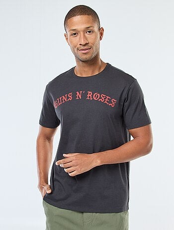 Camiseta de manga corta estampada 'Guns'n'Roses'