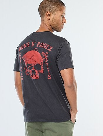 Camiseta de manga corta estampada 'Guns'n'Roses'
