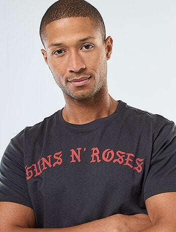Camiseta de manga corta estampada 'Guns'n'Roses'