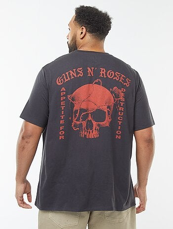 Camiseta de manga corta estampada 'Guns'N'Roses'