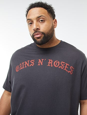 Camiseta de manga corta estampada 'Guns'N'Roses'