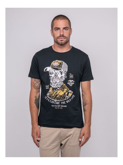 Camiseta de manga corta estampada JAGUAR - Kiabi