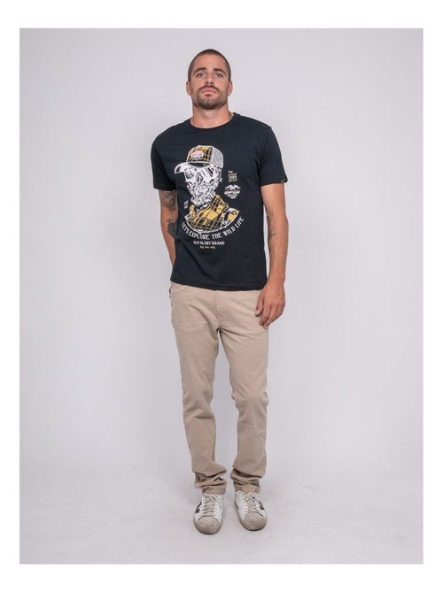 Camiseta de manga corta estampada JAGUAR - Kiabi