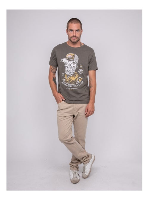 Camiseta de manga corta estampada JAGUAR - Kiabi