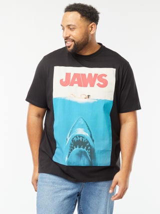Camiseta de manga corta estampada 'Jaws'