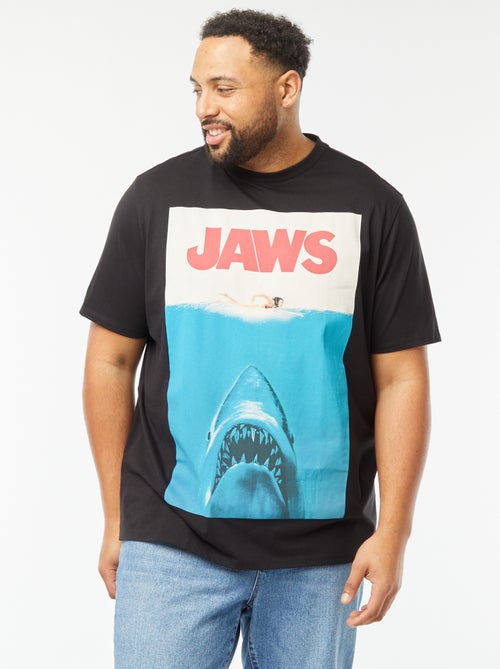 Camiseta de manga corta estampada 'Jaws' - Kiabi