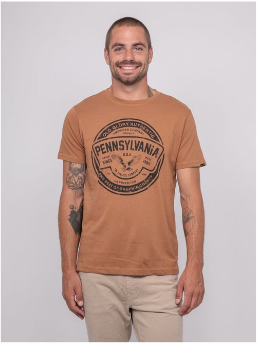 Camiseta de manga corta estampada JIMITRI - Kiabi