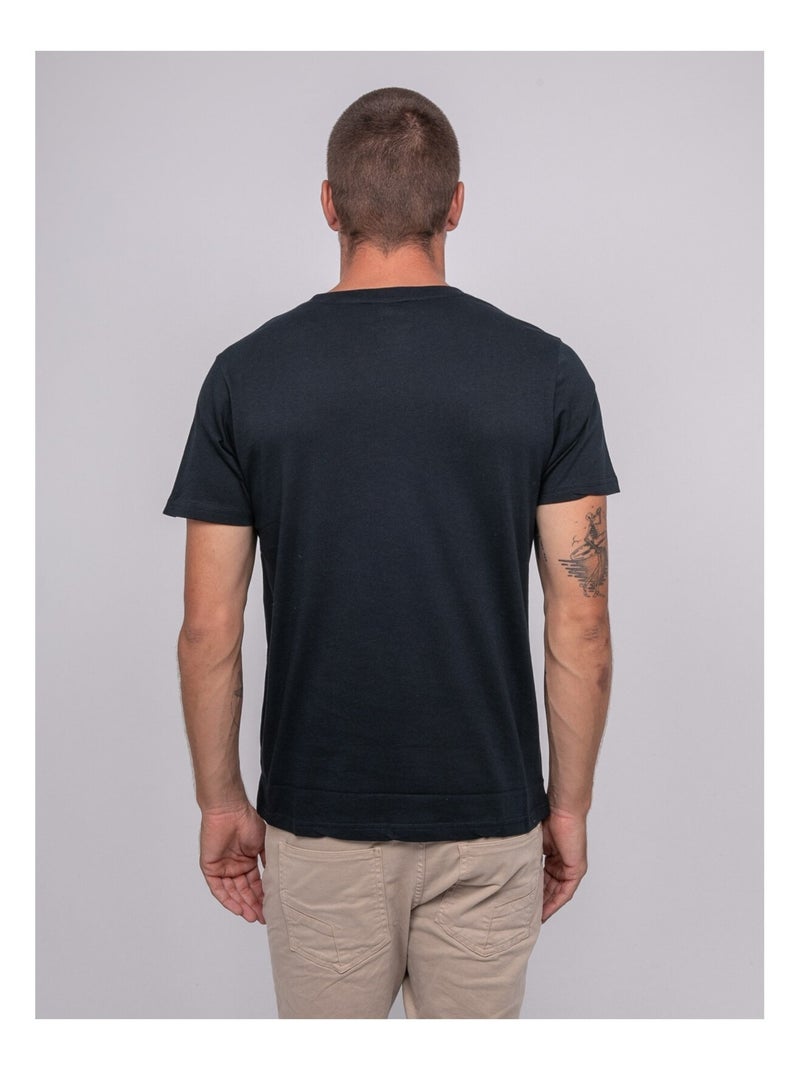 Camiseta de manga corta estampada JOCTOGONE Azul marino - Kiabi
