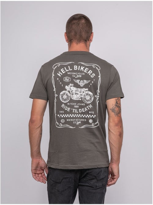 Camiseta de manga corta estampada JOPATRIOT - Kiabi