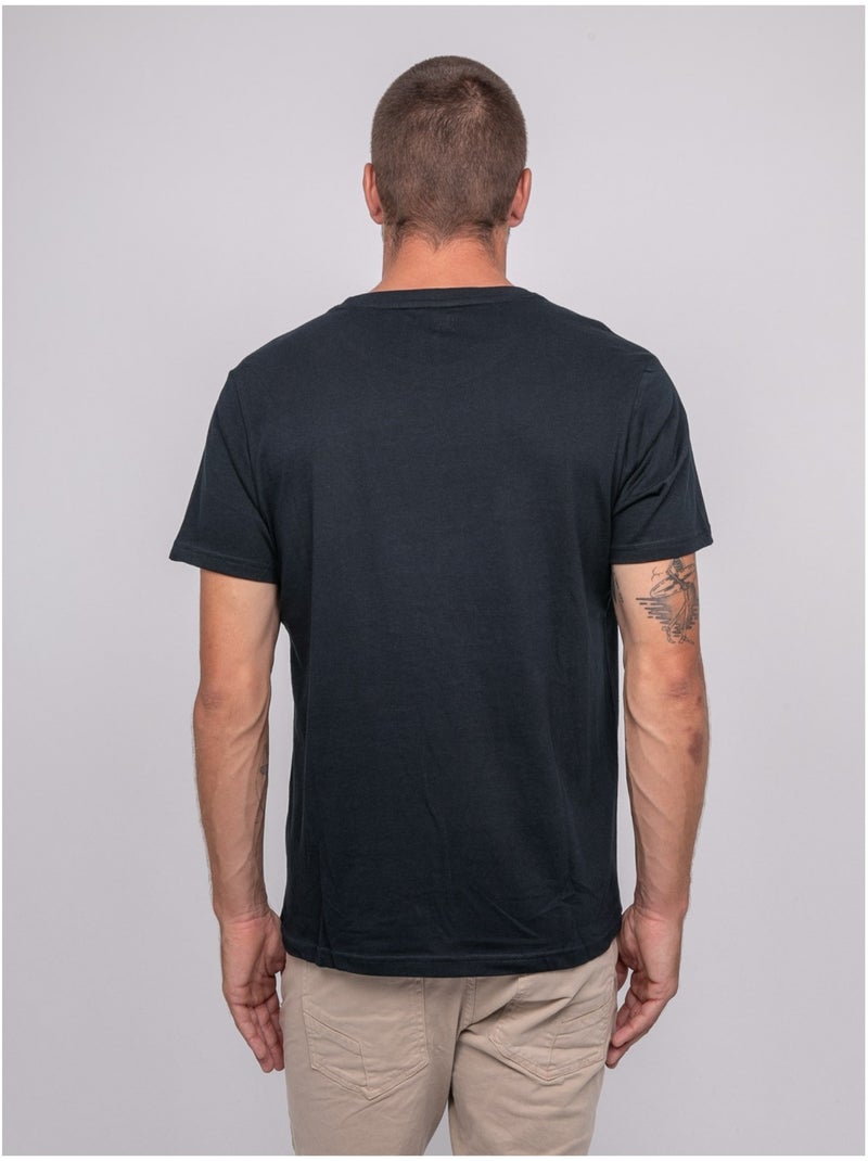 Camiseta de manga corta estampada JORDENIS Azul marino - Kiabi