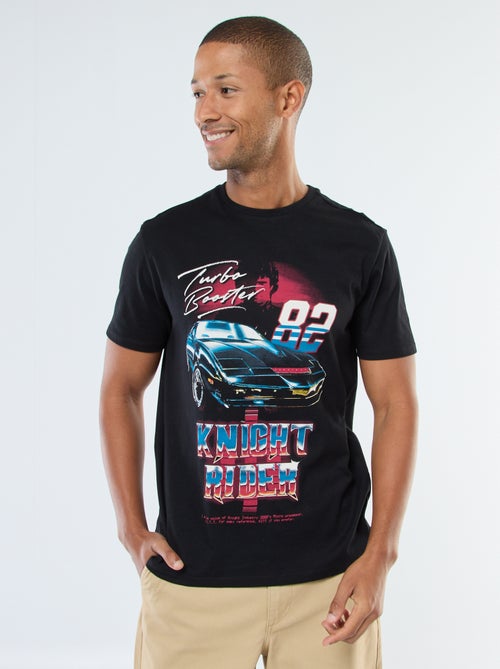 Camiseta de manga corta estampada 'K2000' - Kiabi