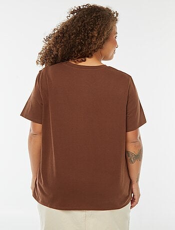 Camiseta de manga corta estampada