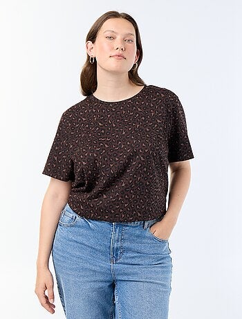 Camiseta de manga corta estampada