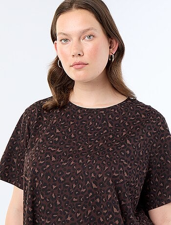 Camiseta de manga corta estampada