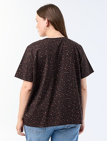 Camiseta de manga corta estampada