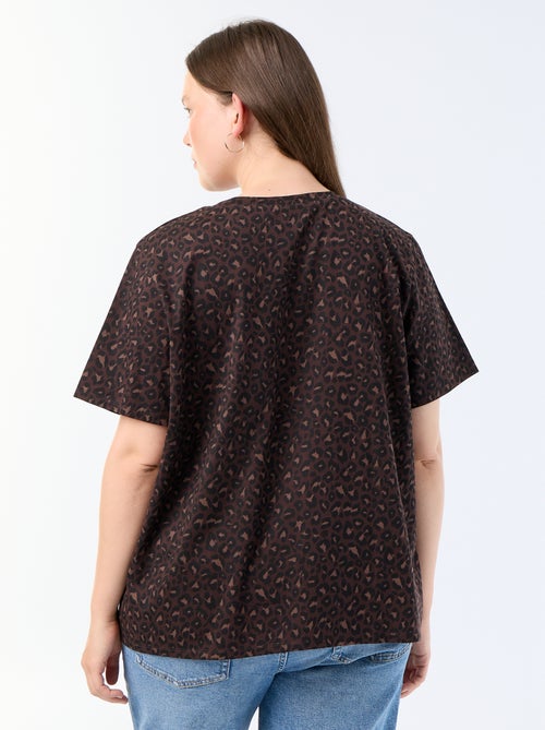 Camiseta de manga corta estampada - Kiabi Camiseta de manga corta estampada - Kiabi