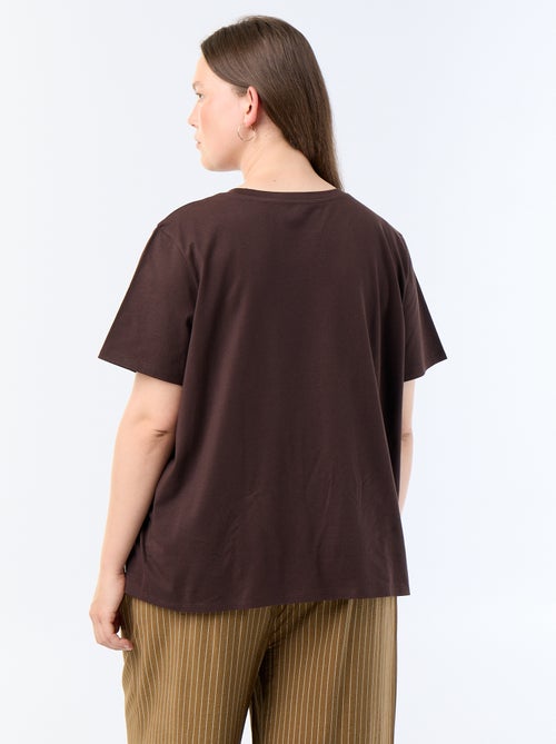Camiseta de manga corta estampada - Kiabi Camiseta de manga corta estampada - Kiabi