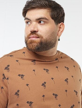 Camiseta de manga corta estampada