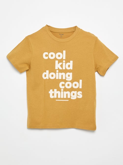 Camiseta de manga corta estampada - Kiabi