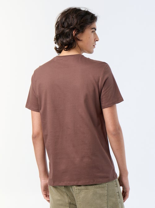 Camiseta de manga corta estampada - Kiabi